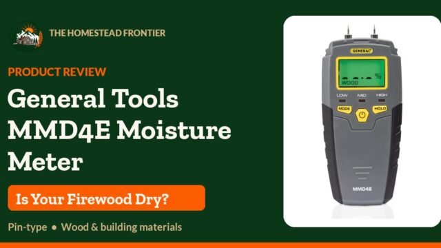 General Tools MMD4E pin-type LCD moisture meter product review - The Homestead Frontier