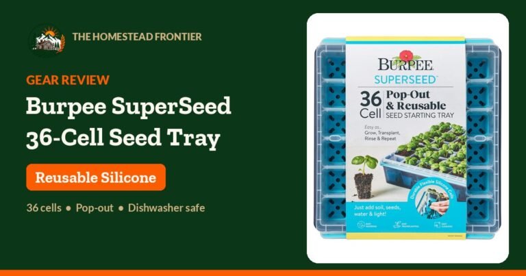Burpee SuperSeed 36-Cell Seed Starting Tray Review: Reusable Silicone Cells for Easy Transplants