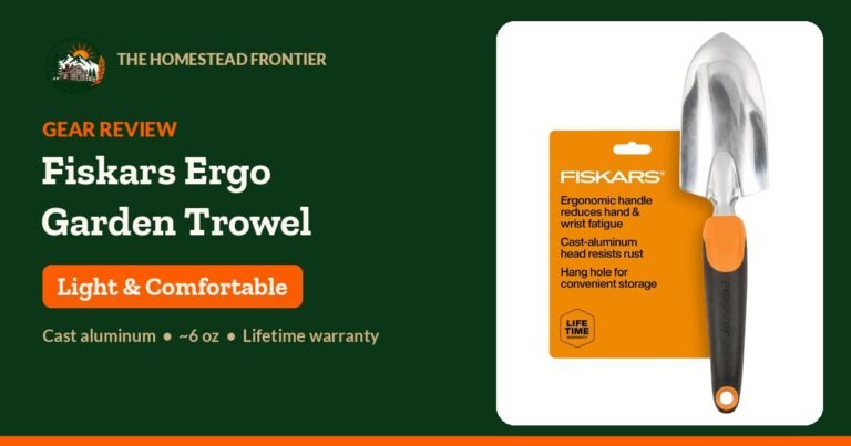 Fiskars Ergo Garden Trowel Review: A Light, Comfortable Hand Trowel for Beds, Pots and Transplants