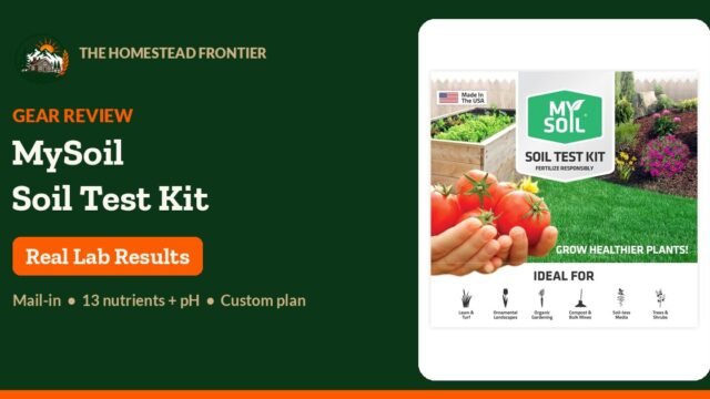 MySoil mail-in soil test kit - The Homestead Frontier