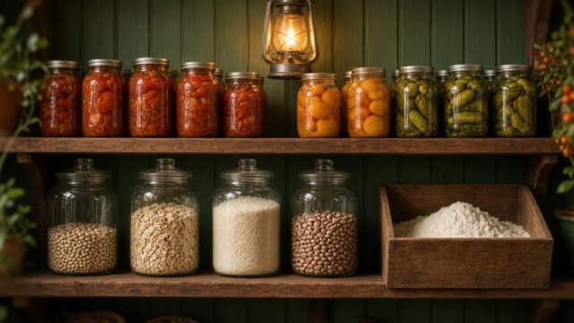 Stocking a homestead pantry to eat well all winter