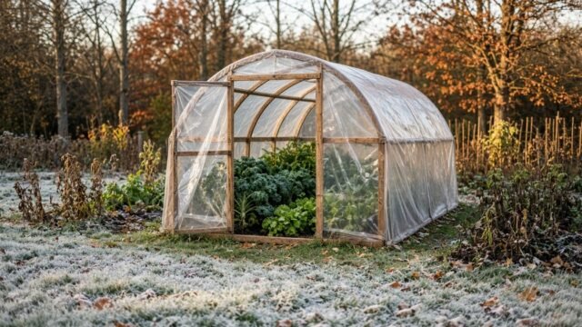 Building a greenhouse to extend the growing season